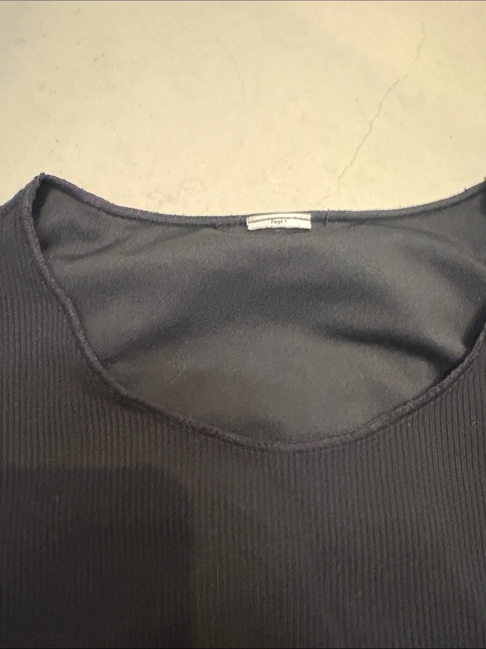 ALO Yoga Black Ribbed Sleeveless Tank with Center Logo small women - Picture 2 of 3